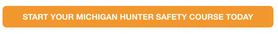 Yellow CTA button to start the Michigan hunter safety course, how long is the MI hunter course concept.