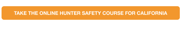 Button to start the California hunter safety course, where can you take the CA hunter course concept.
