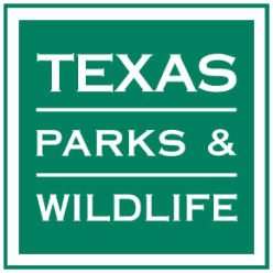 Texas Parks & Wildlife logo, where can you take the Texas hunter safety course concept.