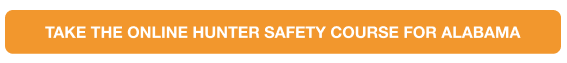 Yellow button to take the online AL hunter safety course, where can you take the Alabama hunter course concept.