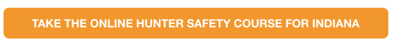 Yellow button to take the online IN hunter safety course, where can you take the Indiana hunter course concept. 