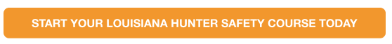 Yellow CTA button to start the Louisiana hunter safety course, how long is the LA hunter course concept.