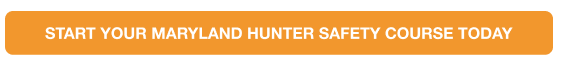 Yellow CTA button to start the Maryland hunter safety course, how long is the MD hunter course concept. 