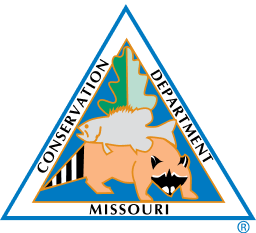 Missouri Conservation Department logo, take the MS hunter safety course concept. 