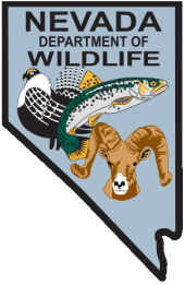 Nevada Department of Wildlife logo, take the Nevada hunter safety course concept.