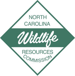North Carolina Wildlife Resources Commission logo, take the NC hunter safety course concept.