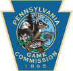 Pennsylvania Game Commission logo, take the PA hunter safety course concept. 