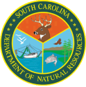 South Carolina Dept. of Natural Resources logo, take the South Carolina hunter safety course concept.