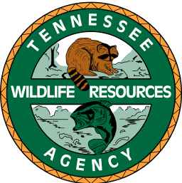 Tennessee Wildlife Resources Agency logo, take the TN hunter safety course concept.