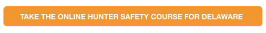 Yellow button to take the online DE hunter safety course, where can you take the Delaware hunter course concept. 