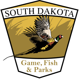 South Dakota Game, Fish, and Parks logo, where to take the SD hunter safety course concept.